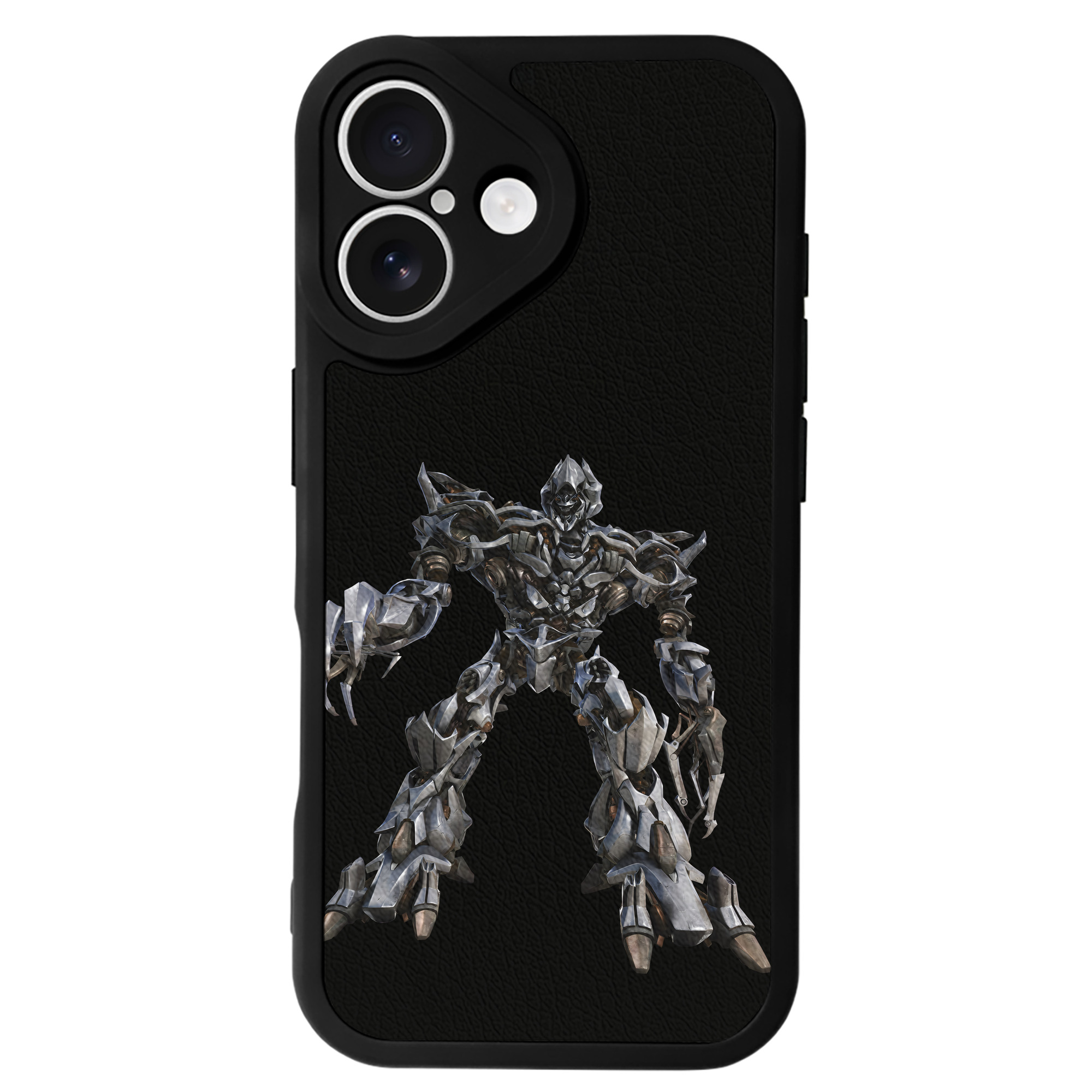 （画像用） Transformers トランスフォーマー 【iPhone 16シリーズ対応】シリコンスマホケース（レザー調） 材質：シリコン